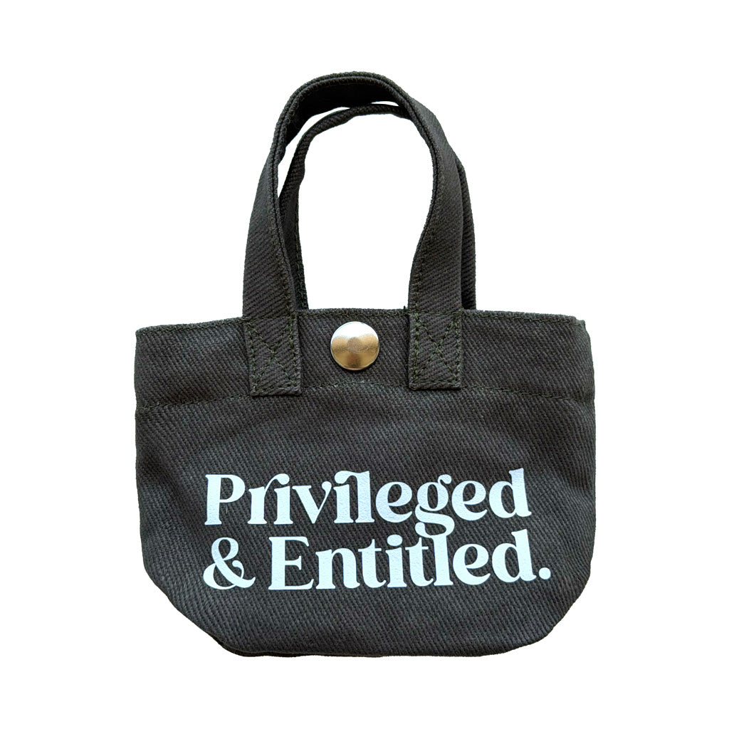 P&E "Logo" Mini Tote Bag - Fatigue