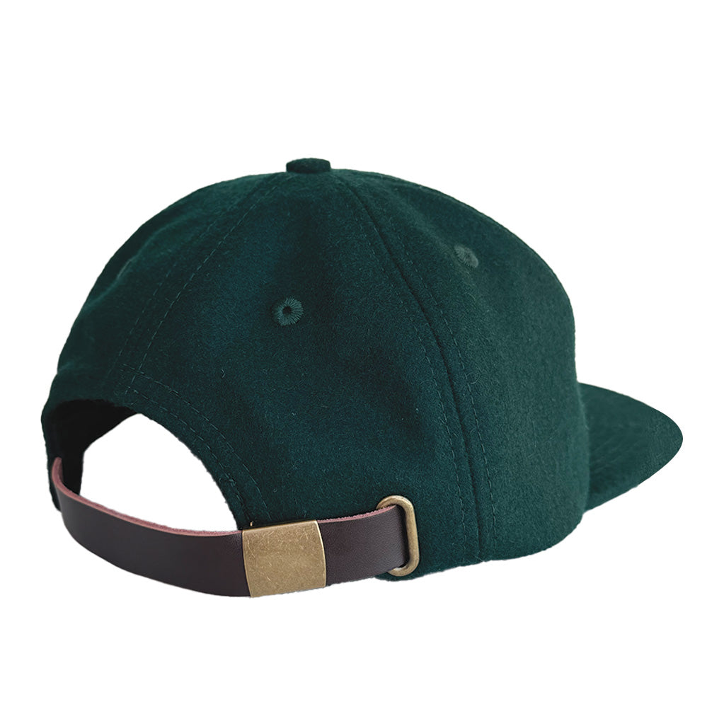 Privileged & Entitled Wool Cap - Forest Green