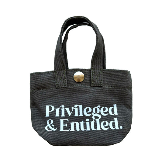 P&E "Logo" Mini Tote Bag - Fatigue