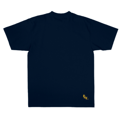 Embroidered Logo HW Shirt - Navy Blue