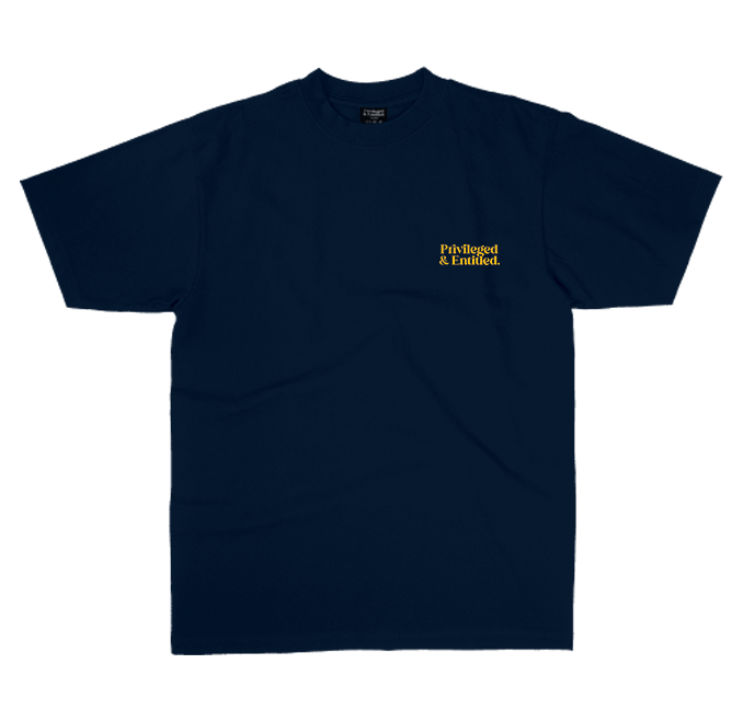 Embroidered Logo HW Shirt - Navy Blue