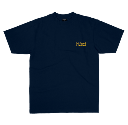 Embroidered Logo HW Shirt - Navy Blue