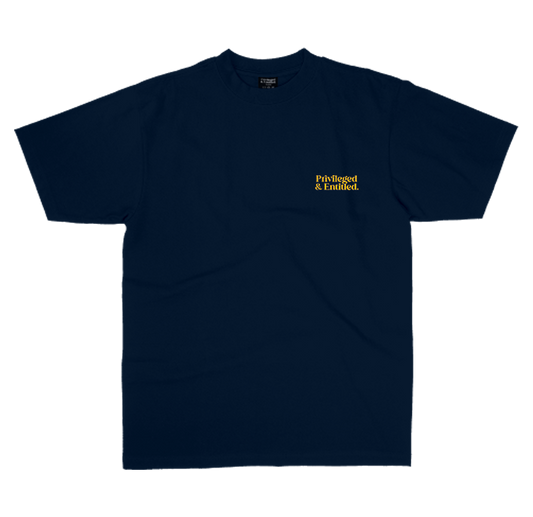 Embroidered Logo HW Shirt - Navy Blue