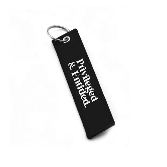 Woven Key Ring - Black