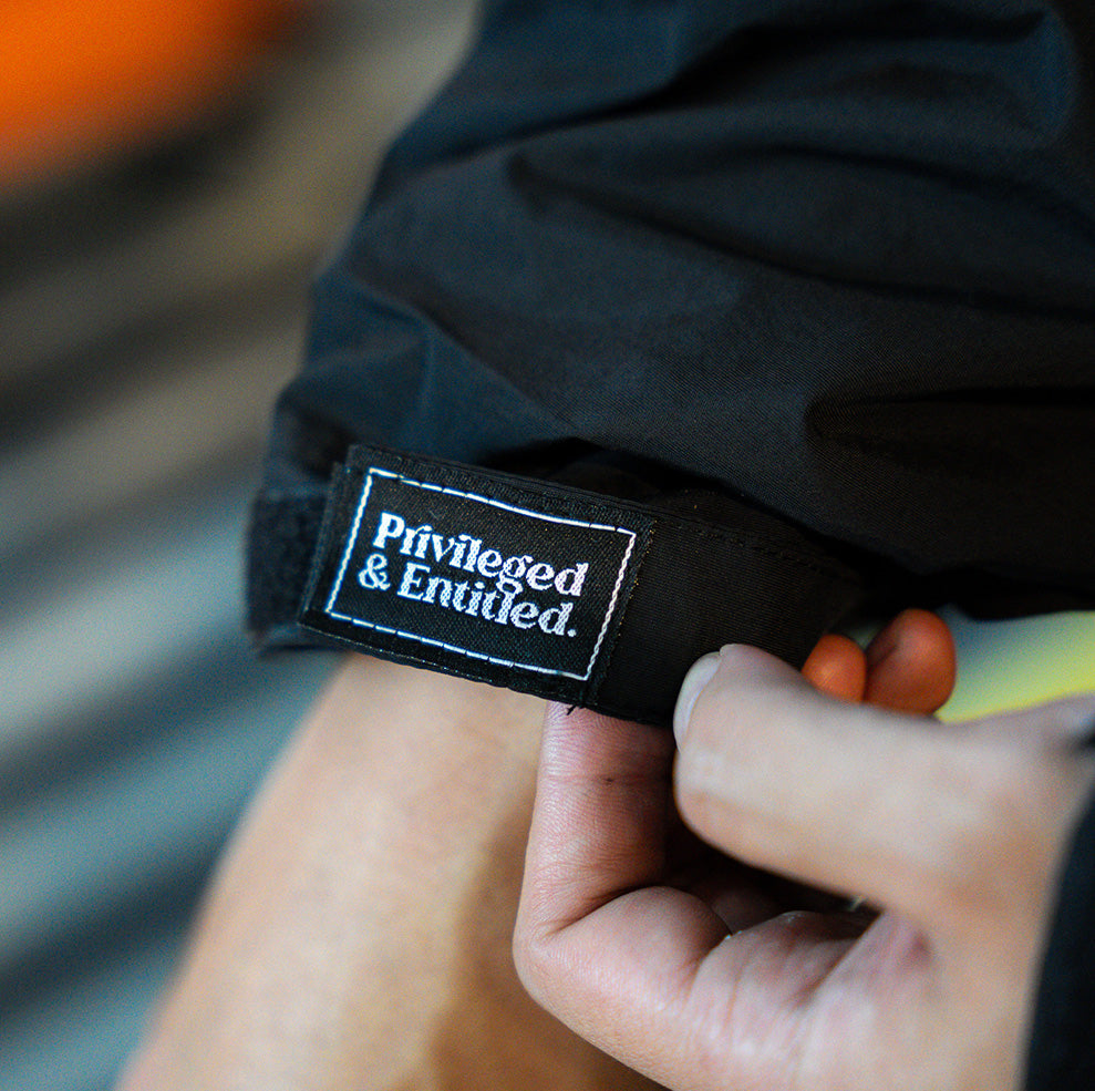 Privileged & Entitled Black Anorak Jacket